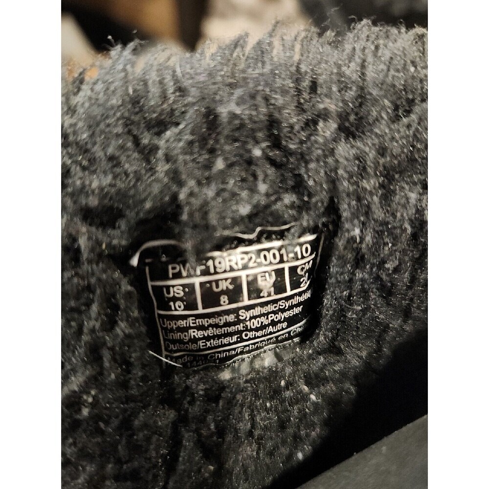 Pendleton Black Suede Shearling Lined Winter Boot… - image 5